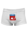 TooLoud Trump Bubble Symbol Mens Cotton Trunk Underwear-Men's Trunk Underwear-NDS Wear-White-Small-Davson Sales
