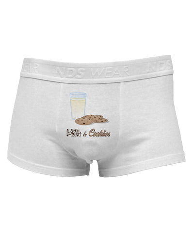 Milk and Cookies Design Text Mens Cotton Trunk Underwear-Men's Trunk Underwear-TooLoud-White-Small-Davson Sales