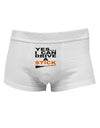 Drive Stick Orange Mens Cotton Trunk Underwear-Men's Trunk Underwear-NDS Wear-White-Small-Davson Sales