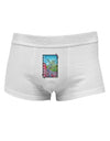 CO Cliffside Tree Text Mens Cotton Trunk Underwear-Men's Trunk Underwear-NDS Wear-White-Small-Davson Sales