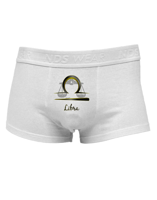 Libra Symbol Mens Cotton Trunk Underwear-Men's Trunk Underwear-NDS Wear-White-Small-Davson Sales