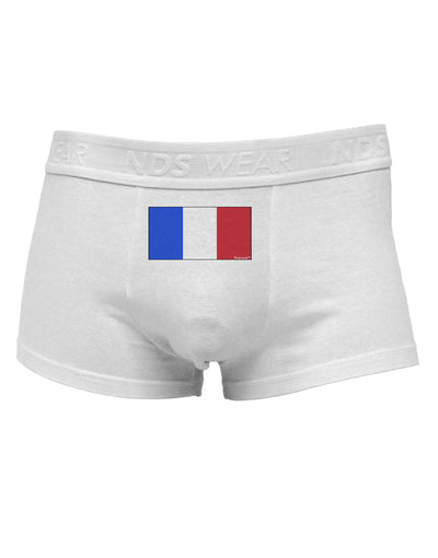 French Flag - France Mens Cotton Trunk Underwear by TooLoud-Men's Trunk Underwear-NDS Wear-White-Small-Davson Sales