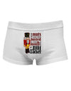 More Nuts Busted - Your Mouth Mens Cotton Trunk Underwear by NDS Wear-Men's Trunk Underwear-NDS Wear-White-Small-Davson Sales