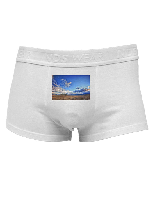 Garden of the Gods Colorado Mens Cotton Trunk Underwear-Men's Trunk Underwear-NDS Wear-White-Small-Davson Sales