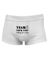 Personalized Team -Name- Walking for a Cure Mens Cotton Trunk Underwear-Men's Trunk Underwear-NDS Wear-White-Small-Davson Sales