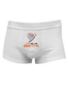 Kiss Me BOOtiful Ghost Orange Mens Cotton Trunk Underwear-Men's Trunk Underwear-NDS Wear-White-Small-Davson Sales