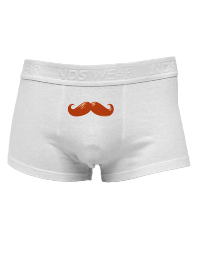 Big Redhead MustacheMens Cotton Trunk Underwear-Men's Trunk Underwear-NDS Wear-White-Small-Davson Sales