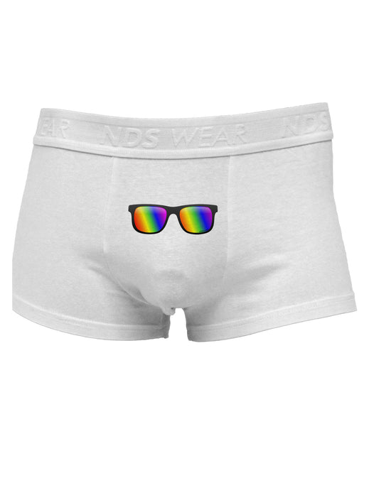 Pride Rainbow Lenses Mens Cotton Trunk Underwear by TooLoud-Men's Trunk Underwear-NDS Wear-White-Small-Davson Sales