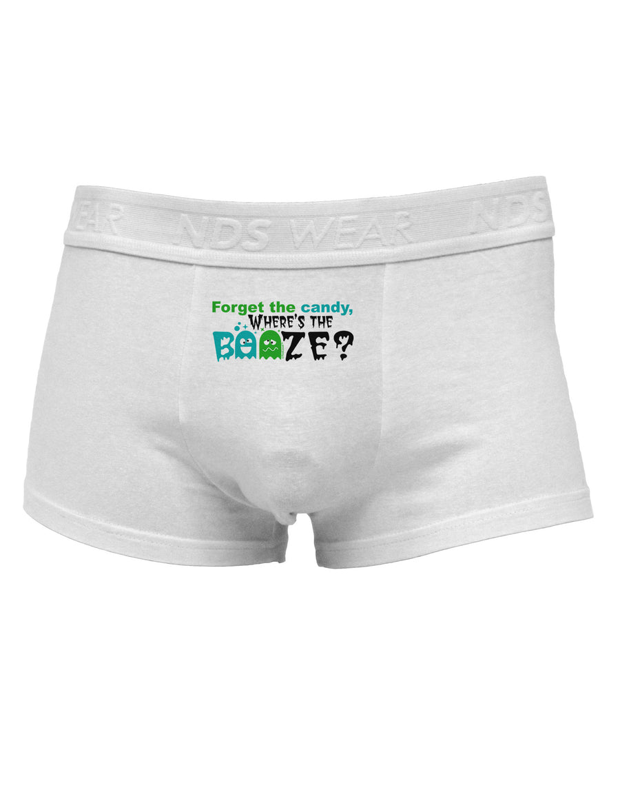 TooLoud Where's The Booze Mens Cotton Trunk Underwear-Men's Trunk Underwear-NDS Wear-White-Small-Davson Sales