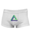 Impossible Triangle Loop Mens Cotton Trunk Underwear-Men's Trunk Underwear-NDS Wear-White-Small-Davson Sales