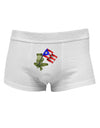 Coqui Holding Flag Mens Cotton Trunk Underwear-Men's Trunk Underwear-NDS Wear-White-Small-Davson Sales