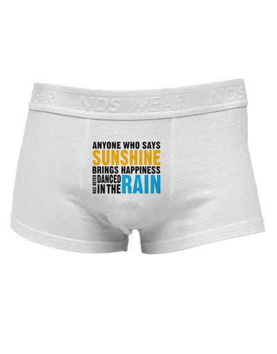 Anyone Who Says Sunshine Inspirational QuoteMens Cotton Trunk Underwear-Men's Trunk Underwear-TooLoud-White-Small-Davson Sales