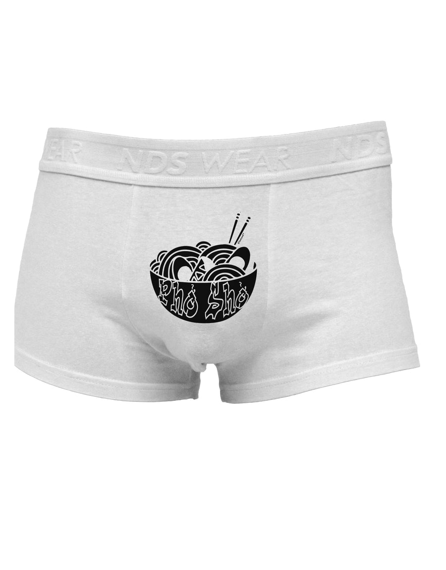 Pho Sho Mens Cotton Trunk Underwear-Men's Trunk Underwear-NDS Wear-White-Small-Davson Sales
