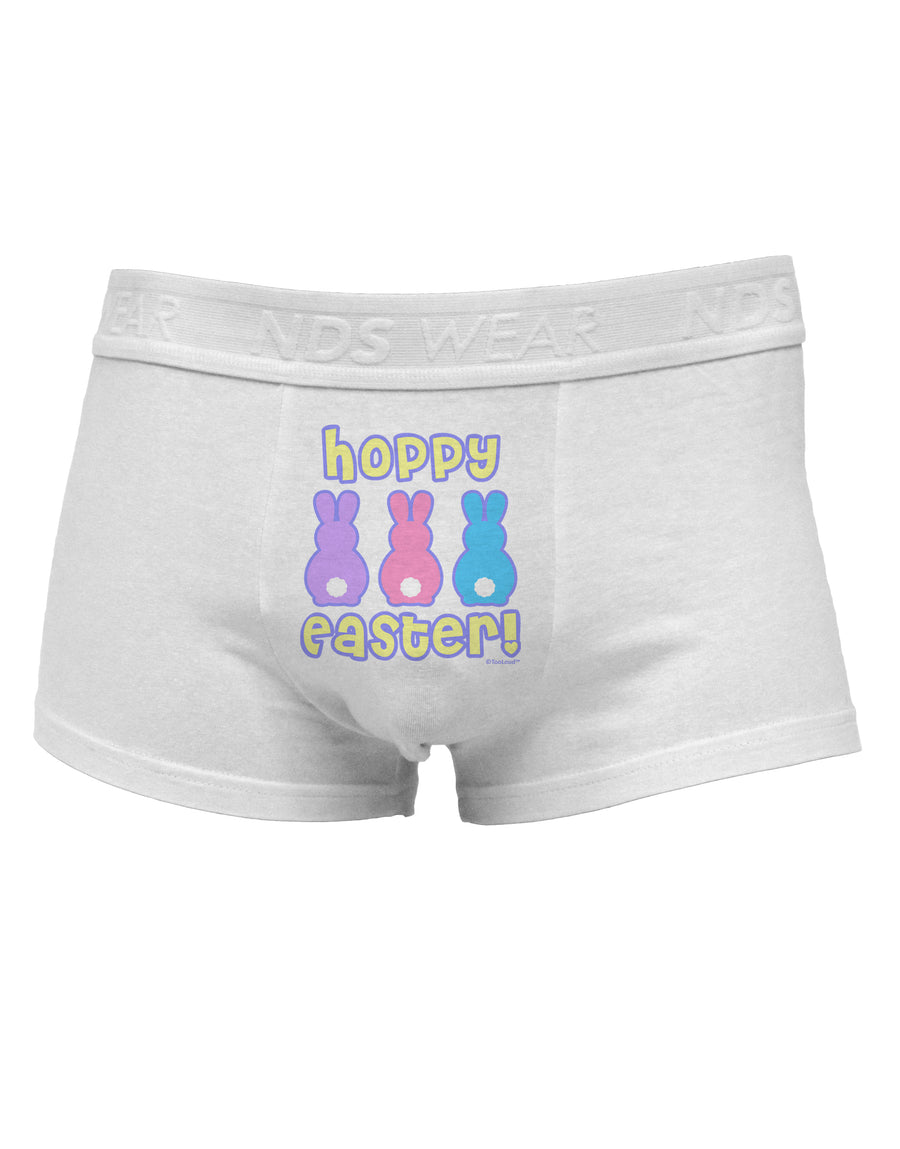 Three Easter Bunnies - Hoppy Easter Mens Cotton Trunk Underwear by TooLoud-Men's Trunk Underwear-NDS Wear-White-Small-Davson Sales