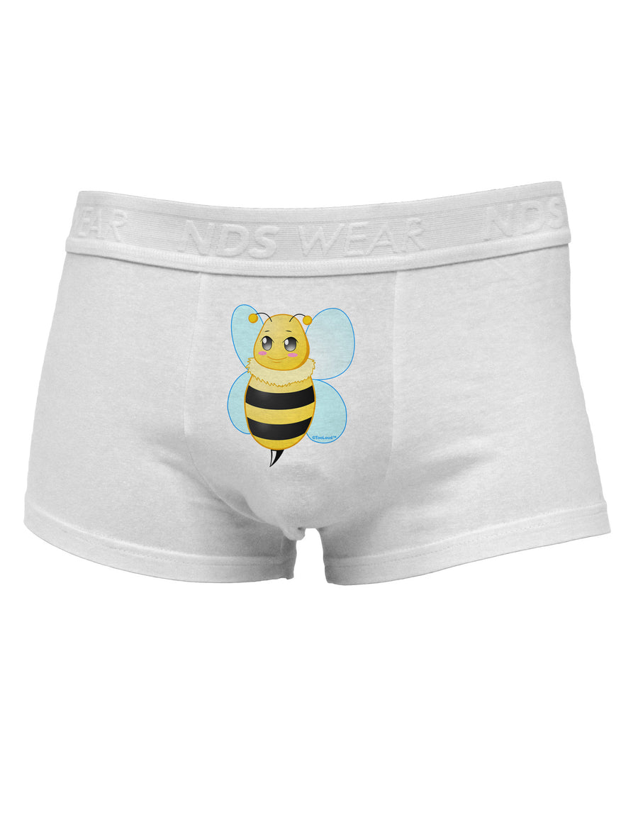 Cute Bee Mens Cotton Trunk Underwear-Men's Trunk Underwear-NDS Wear-White-Small-Davson Sales