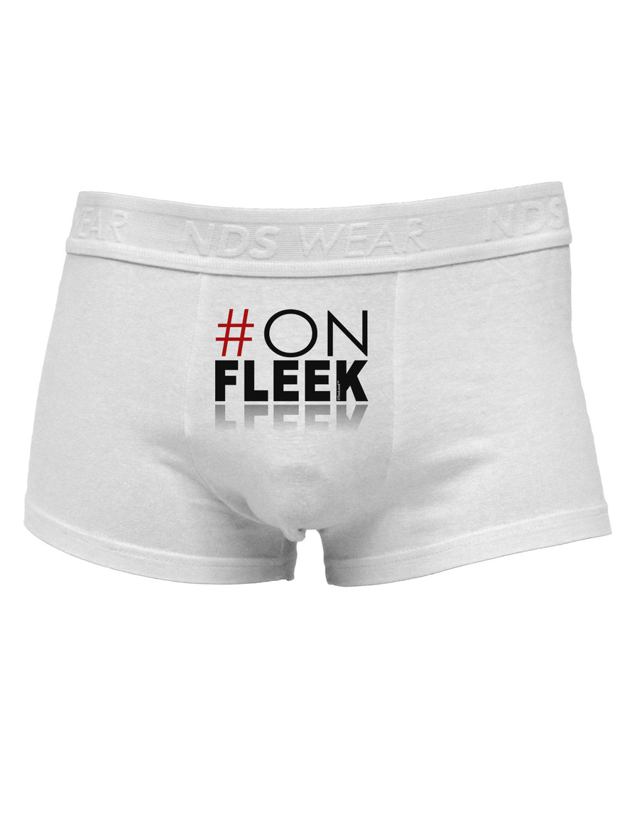 Hashtag On Fleek Mens Cotton Trunk Underwear-Men's Trunk Underwear-NDS Wear-White-Small-Davson Sales