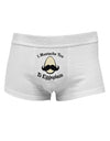 I Mustache You To Eggsplain Mens Cotton Trunk Underwear-Men's Trunk Underwear-NDS Wear-White-Small-Davson Sales