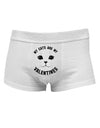 My Cats are my Valentines Mens Cotton Trunk Underwear by NDS Wear-Men's Trunk Underwear-NDS Wear-White-Small-Davson Sales