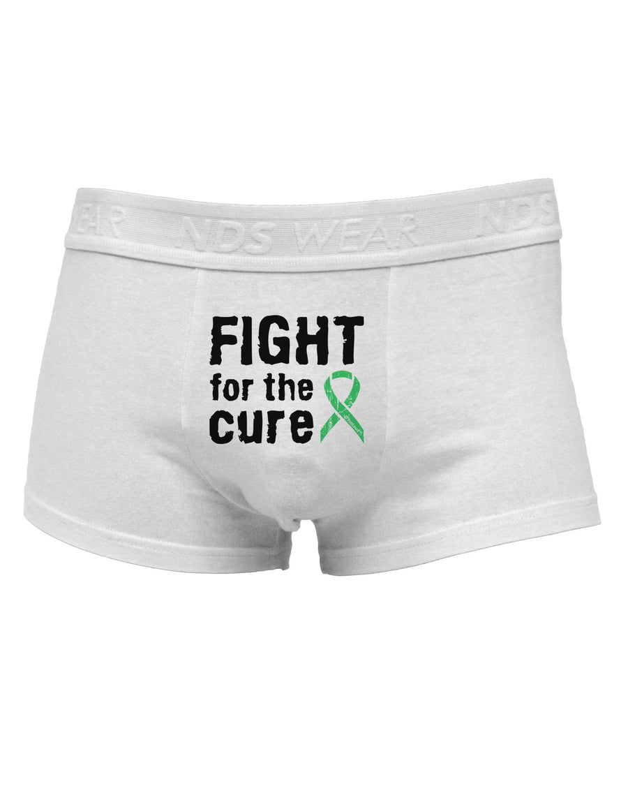 Fight for the Cure - Light Green Ribbon Celiac Disease Mens Cotton Trunk Underwear-Men's Trunk Underwear-NDS Wear-White-Small-Davson Sales