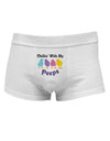 Chillin With My Peeps Mens Cotton Trunk Underwear-Men's Trunk Underwear-NDS Wear-White-Small-Davson Sales