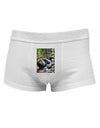 Rockies River with Text Mens Cotton Trunk Underwear-Men's Trunk Underwear-NDS Wear-White-Small-Davson Sales