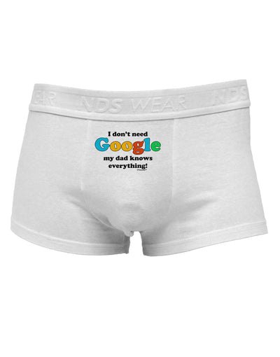 I Don't Need Google - Dad - Funny Mens Cotton Trunk Underwear-Men's Trunk Underwear-TooLoud-White-Small-Davson Sales