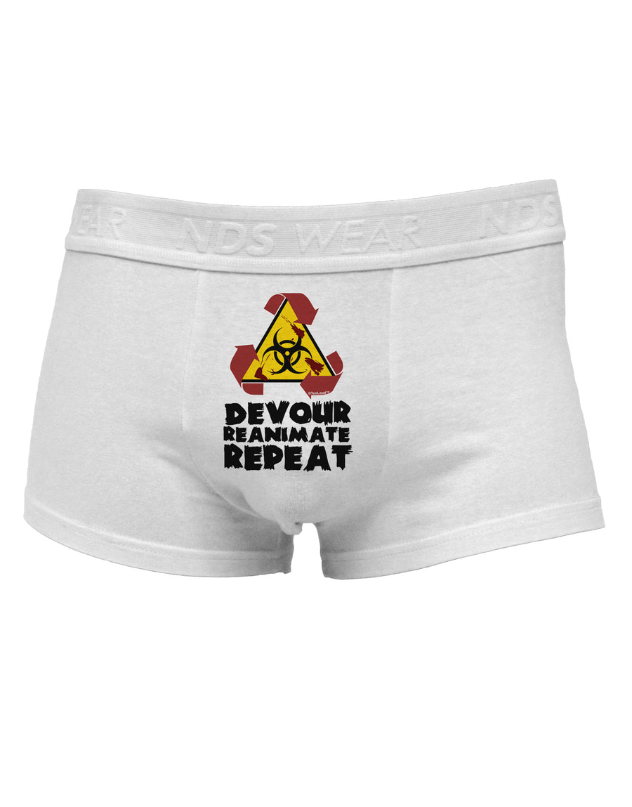 Devour Reanimate Repeat Mens Cotton Trunk Underwear by TooLoud-Men's Trunk Underwear-NDS Wear-White-Small-Davson Sales