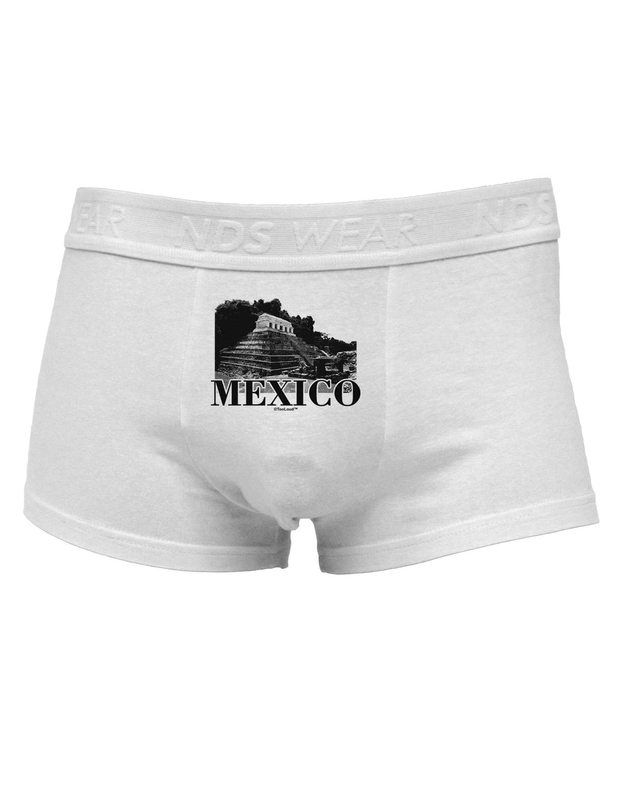 Mexico - Temple No 2 Mens Cotton Trunk Underwear-Men's Trunk Underwear-NDS Wear-White-Small-Davson Sales