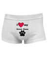 I Heart My Great Dane Mens Cotton Trunk Underwear by TooLoud-Men's Trunk Underwear-NDS Wear-White-Small-Davson Sales