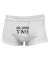 Houston Y'all - Boots - Texas Pride Mens Cotton Trunk Underwear by TooLoud-Men's Trunk Underwear-TooLoud-White-Small-Davson Sales