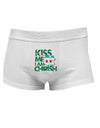 Kiss Me I'm Chirish Mens Cotton Trunk Underwear by TooLoud-Men's Trunk Underwear-NDS Wear-White-Small-Davson Sales