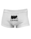 Eight Maids A Milking Mens Cotton Trunk Underwear-Men's Trunk Underwear-NDS Wear-White-Small-Davson Sales