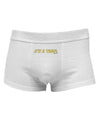 It is a Trap Mens Cotton Trunk Underwear-Men's Trunk Underwear-NDS Wear-White-Small-Davson Sales