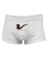 Ceci n'est pas une pipeMens Cotton Trunk Underwear-Men's Trunk Underwear-NDS Wear-White-Small-Davson Sales