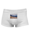 Pikes Peak CO Mountains Mens Cotton Trunk Underwear by TooLoud-Men's Trunk Underwear-NDS Wear-White-Small-Davson Sales