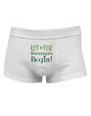 Let the Shenanigans Begin Mens Cotton Trunk Underwear-Men's Trunk Underwear-NDS Wear-White-Small-Davson Sales