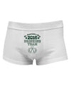 St Patricks Day Drinking Team Mens Cotton Trunk Underwear-Men's Trunk Underwear-NDS Wear-White-Small-Davson Sales