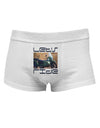 Lets Ride Sidecar Motorcycle Mens Cotton Trunk Underwear-Men's Trunk Underwear-NDS Wear-White-Small-Davson Sales