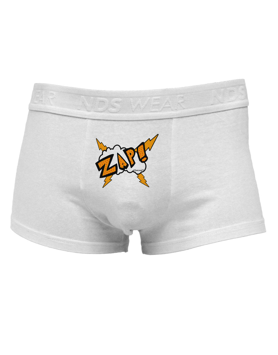 Onomatopoeia ZAP Mens Cotton Trunk Underwear-Men's Trunk Underwear-NDS Wear-White-Small-Davson Sales