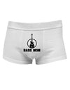 Bass Mom - Mother's Day Design Mens Cotton Trunk Underwear-Men's Trunk Underwear-NDS Wear-White-Small-Davson Sales