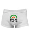 Irish Flag Rainbow - Kiss Me I'm Irish Mens Cotton Trunk Underwear by TooLoud-Men's Trunk Underwear-TooLoud-White-Small-Davson Sales