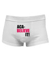 Aca Believe It Mens Cotton Trunk Underwear-Men's Trunk Underwear-NDS Wear-White-Small-Davson Sales