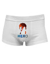 Hero of the Weirdos Mens Cotton Trunk Underwear by NDS Wear-Men's Trunk Underwear-NDS Wear-White-Small-Davson Sales