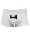 Nighttime Flamingos Mens Cotton Trunk Underwear-Men's Trunk Underwear-NDS Wear-White-Small-Davson Sales