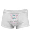 The Best Thing to Hold Onto in Life is Each Other - Color Mens Cotton Trunk Underwear-Men's Trunk Underwear-NDS Wear-White-Small-Davson Sales