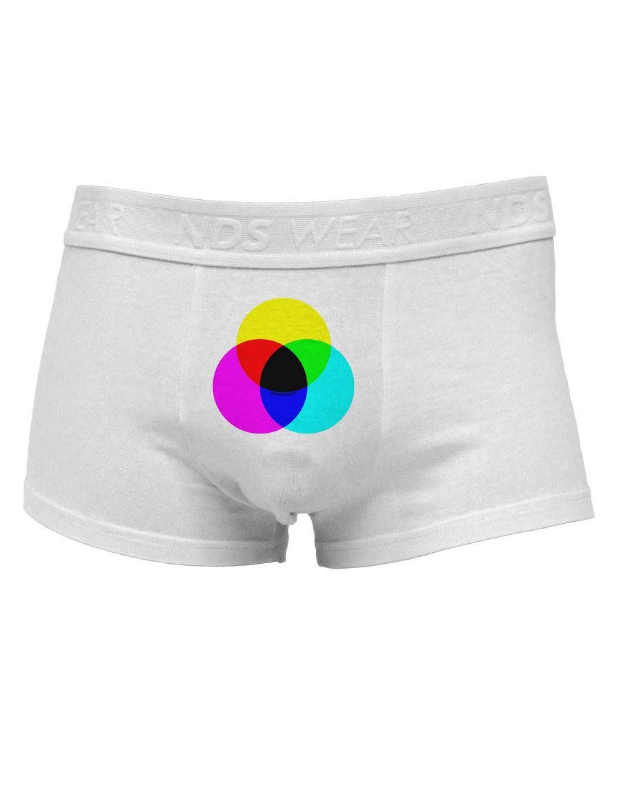 CMYK Color Model Mens Cotton Trunk Underwear by TooLoud-Men's Trunk Underwear-TooLoud-White-Small-Davson Sales