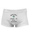 Speak Irish - Whale Oil Beef Hooked Mens Cotton Trunk Underwear-Men's Trunk Underwear-NDS Wear-White-Small-Davson Sales