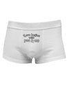 Love Begins With You and Me Mens Cotton Trunk Underwear by TooLoud-Men's Trunk Underwear-NDS Wear-White-Small-Davson Sales