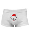 Kyu-T Face Puppino Santa Boy DogMens Cotton Trunk Underwear-Men's Trunk Underwear-NDS Wear-White-Small-Davson Sales