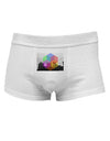 Chicago Abstract Mens Cotton Trunk Underwear-Men's Trunk Underwear-NDS Wear-White-X-Large-Davson Sales